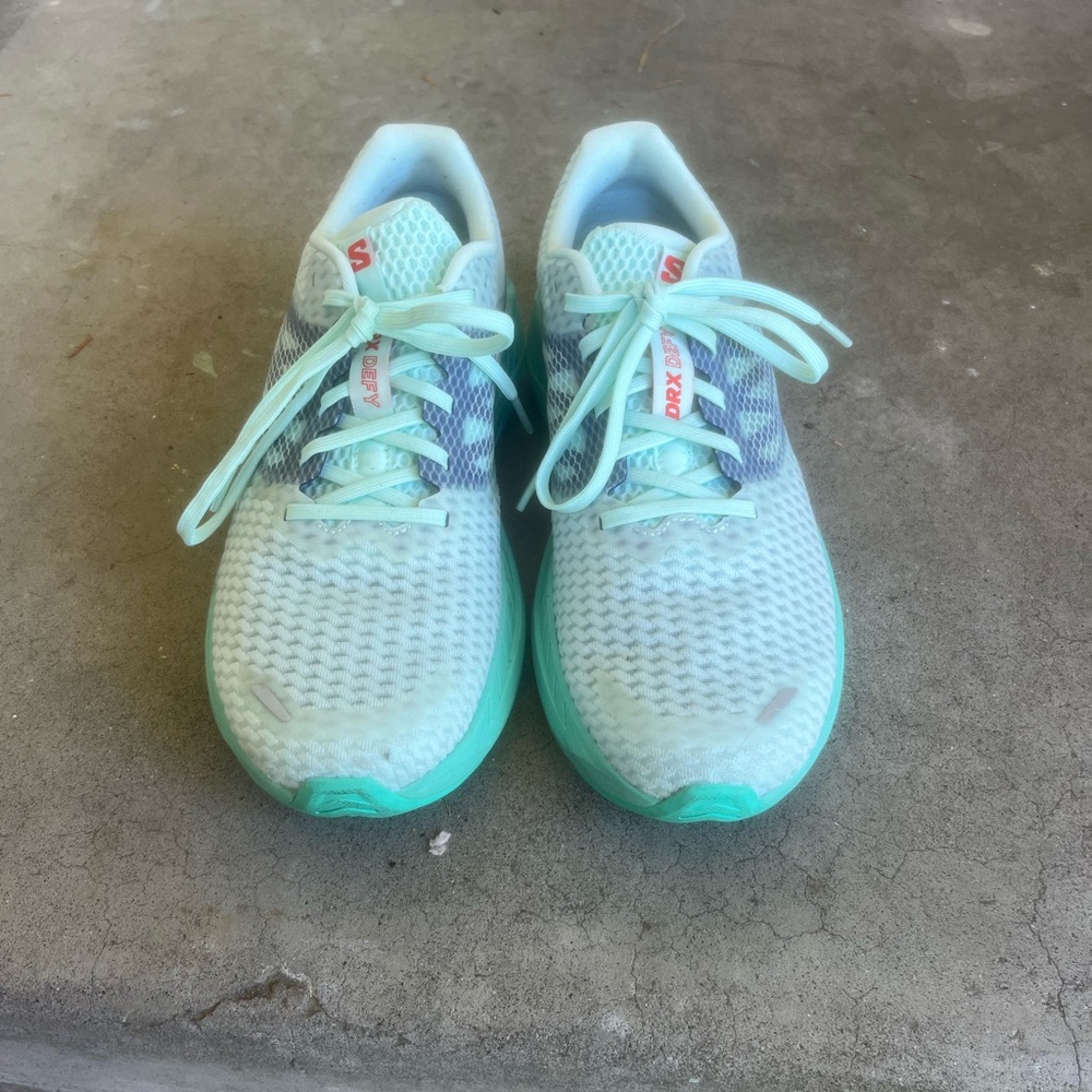 Salomon Women's Sneakers - Light Blue and Mint